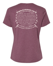 Load image into Gallery viewer, 2025 IBMA Bluegrass Live! T-Shirt - Maroon

