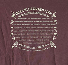 Load image into Gallery viewer, 2025 IBMA Bluegrass Live! T-Shirt - Maroon
