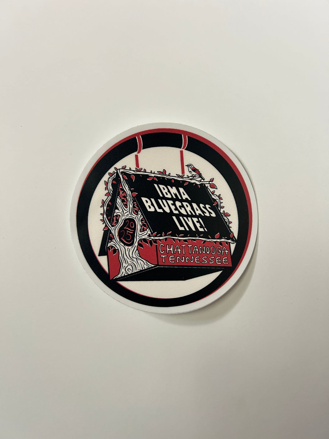 2025 IBMA Bluegrass Live! Sticker