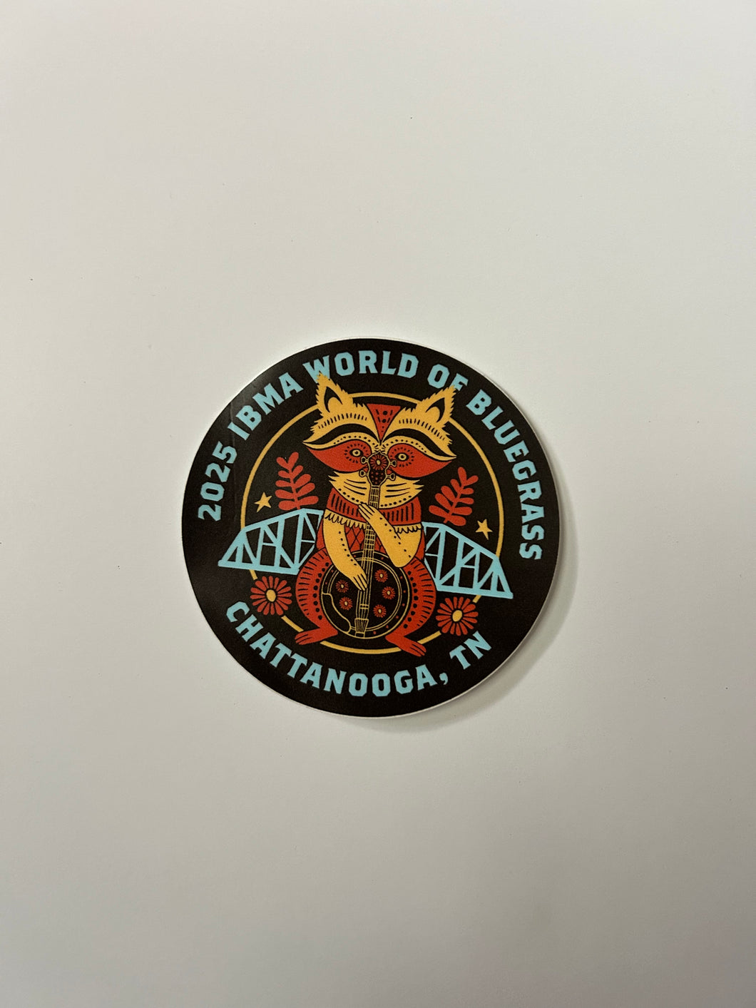 2025 IBMA World of Bluegrass Sticker